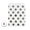 Bolsas Papel Lunar Plata 6pcs