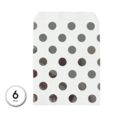 Bolsas Papel Lunar Plata 6pcs