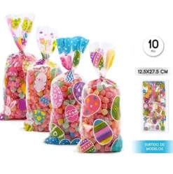 Bolsas Para Chuches Pascua 10pcs