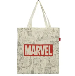 Bolsa Tipo Shopping de Algodón Marvel