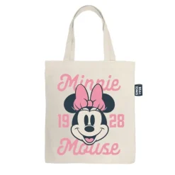 Bolsa Tipo Shopping de Algodón Minnie