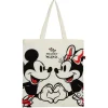 Bolsa Tipo Shopping de Algodón Minnie Mouse