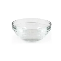 Bol Vidrio Apilable Transparente 125cc