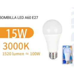 Bombilla Led A60 Bola Luz Cálida