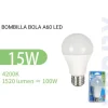 Bombilla Led A60 Bola Luz Natural