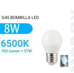 Bombilla Led G45 Bola Luz Fría