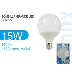 Bombilla Led G95 Bola Luz Fría