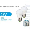 Bombilla Led G45 Luz Fría 2PCS