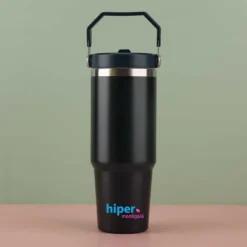 Botella Térmica de Acero Inoxidable con Asa – Mantiene Frío y Calor