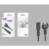 Cable de Alimentación 2 PIN 1.5M Negro