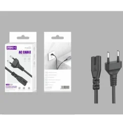 Cable de Alimentación 2 PIN 1.5M Negro