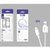 Cable USB-A a Lightning 1M 3A Blanco