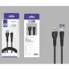Cable USB-A a Lightning 1M 3A Negro