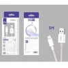 Cable USB-A a Lightning 1M 3A Rosa