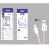 Cable USB-A a USB-C 1M 3A Rosa