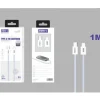 Cable USB-C a Lightning Braided 1M 35W Azul