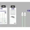 Cable USB-C a Lightning Braided 1M 35W Verde