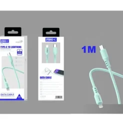 Cable USB-C a Lightning PVC 1M 35W Azul