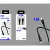Cable USB-C a Lightning PVC 1M 35W Negro