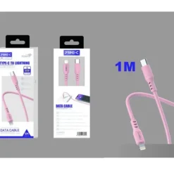 Cable USB-C a Lightning PVC 1M 35W Rosa