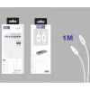 Cable USB-C a Lightning TPU 35W 1M Blanco