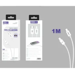 Cable USB-C a Lightning TPU 35W 1M Blanco