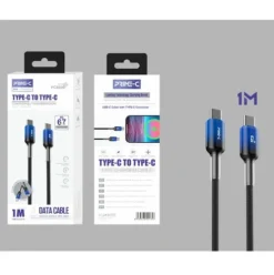 Cable USB-C a USB-C Gradient 1M 67W Negro