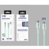 Cable USB-C a USB-C Gradient 1M 67W Verde
