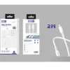 Cable USB-C a USB-C PVC 2M 60W Blanco