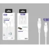 Cable USB-C a USB-C Trenzado Aluminio 1M 60W Blanco