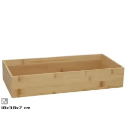 Caja Bambú Multiusos 18x38x7cm