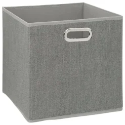 Caja de Almacenaje Jaspeado Gris Claro 31x31cm