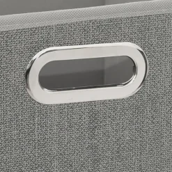 Caja de Almacenaje Jaspeado Gris Claro 31x31cm