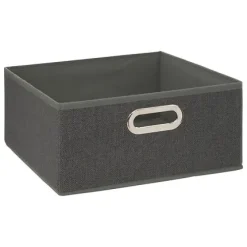 Caja de Almacenaje Jaspeado Gris Oscuro 31x15cm