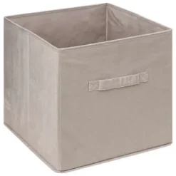 Caja de Almacenaje Terciopelo Lino 31x31cm