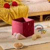 Caja de Almacenamiento Cereza Rojo 30x30cm