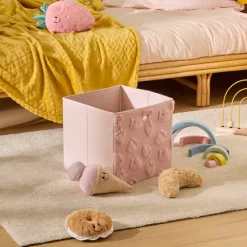 Caja de Almacenamiento Fraiz Rosa 30x30cm
