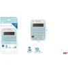 Calculadora Solar y Pilas Azul Claro
