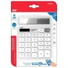 Calculadora Solar y Pilas Blanco