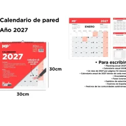 Calendario de Pared 2027 30x30cm