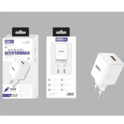 Cargador QC 3.0 Con 1 Puerto USB-A 18W Blanco