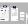Cargador Rápido QC 3.0 Con Cable USB-A a Lightning 1M 18W Blanco