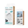 Cargador Viaje 3 Puertos PD 65W Blanco