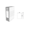 Carpeta Archivo Definitivo 10X35.5MM Gris