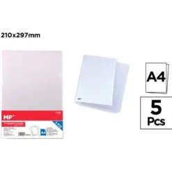 Carpeta Dossier Transparente A4 5U
