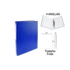 Carpeta Folio 4 Anillas Azul Oscuro