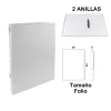Carpeta Folio 2 Anillas Blanco