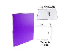 Carpeta Folio 2 Anillas Violeta