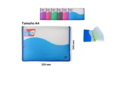 Carpeta Fuelle A4 C/Goma Bicolor Reforzado