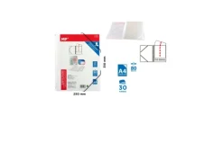 Carpeta 30 Fundas A4 C/Espiral Transparente